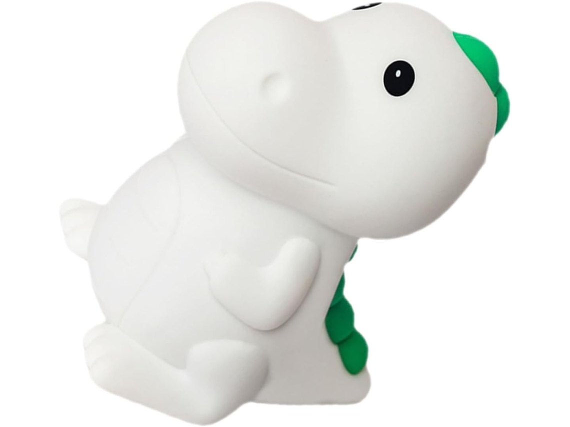 Lámpara De Noche De Silicona Para Niños Y Niñas, Lámpara De Mesita De Noche Recargable Con Forma De Dinosaurio Y Luz Táctil.
