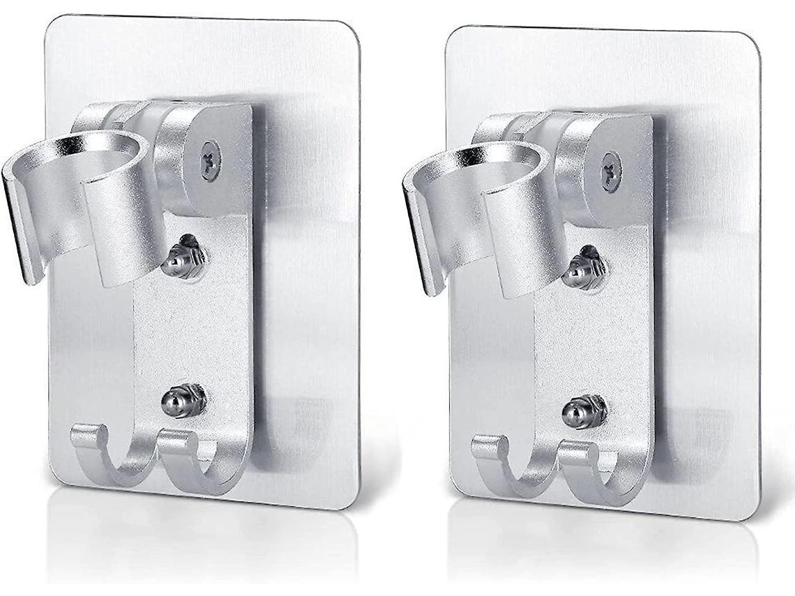 Soporte De Ducha De Pared Ajustable Universal, 2 Piezas, Instalación Sin Taladrar, Material De Alta Calidad