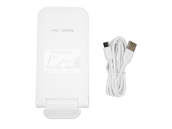 Cargador Inalámbrico (carga Rápida De 15w, Diseño Plegable) Vertical 3 En 1 Blanco