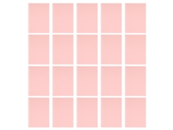 Cubiertas flexibles de PP A5, 20 agujeros, hojas sueltas para encuadernación, color rosa rojizo | Sin marca