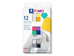 FIMO 8013 C Pasta de modelar 300 g Negro, Azul, Oro, Verde, Gris, Púrpura, Rojo, Plata, Blanco, Amarillo 12 pieza(s)