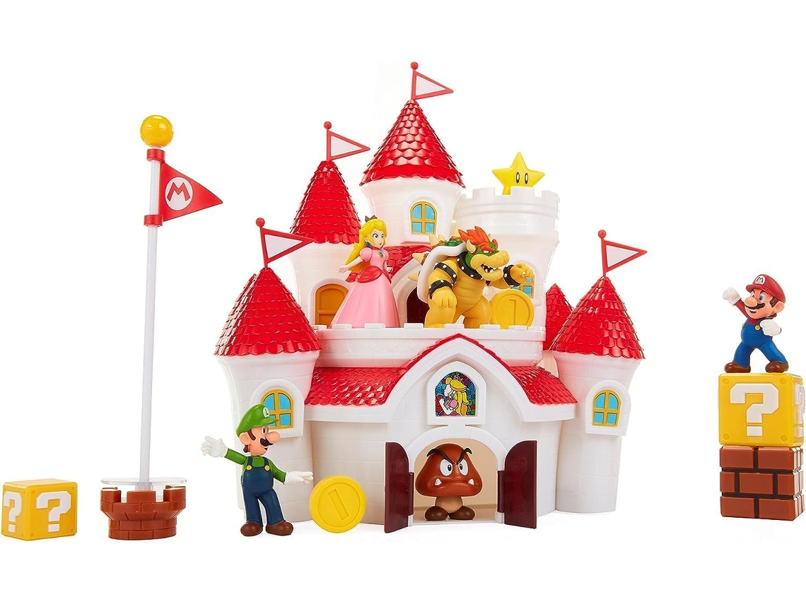 Conjunto Figuras e Castelo Super Mario Bros (6 años)