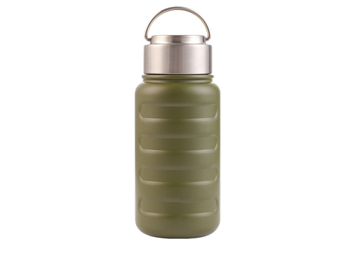 Vaso térmico de acero inoxidable de gran capacidad 1000 ml, vaso de agua para deportes, botella portátil para hombres y estudiantes, femenino Kofihety