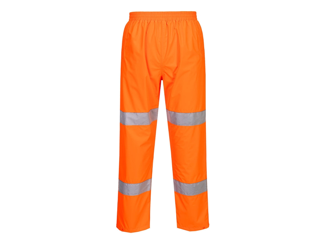 Pantalón Alta Visibilidad Ligero Plegable | Trabajo Compacto Naranja / S