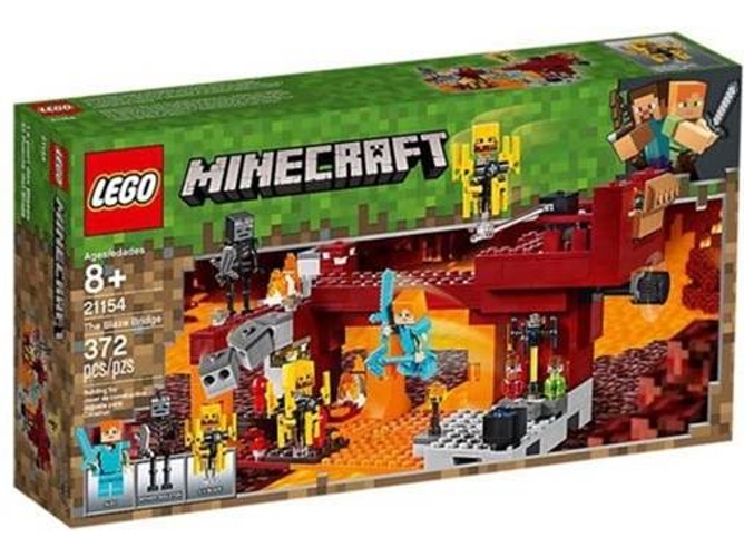 LEGO Minecraft: El puente en llamas - 21154 (Edad Mínima: 8 - 372 Piezas)