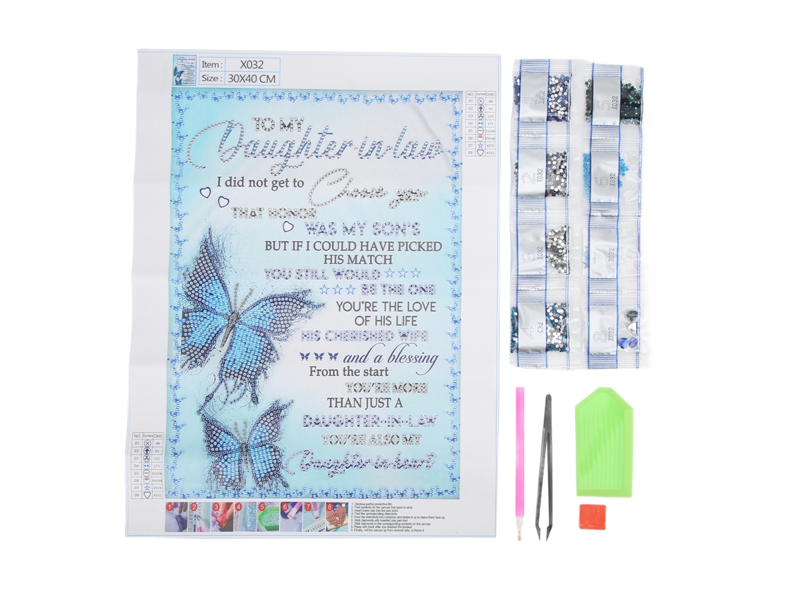 Lienzo Decorativo Hd Para Pintar Con Diamantes De Imitación 5d Para El Hogar - Kit Brillante Con Herramientas