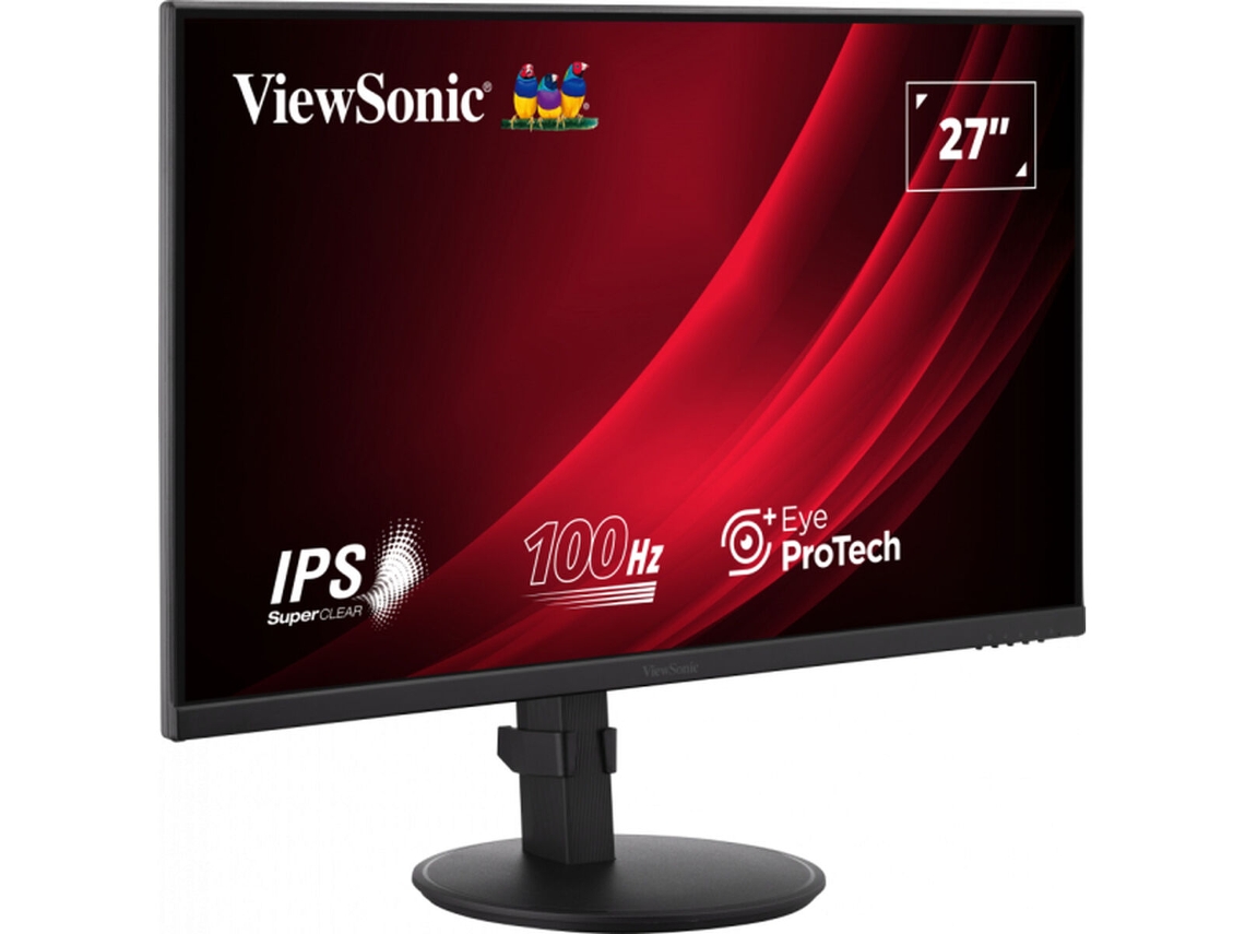 Monitor Gaming VIEWSONIC VG2708A (Negro - Full HD - Flicker free - 27" - Enchufe EU - 5 ms)