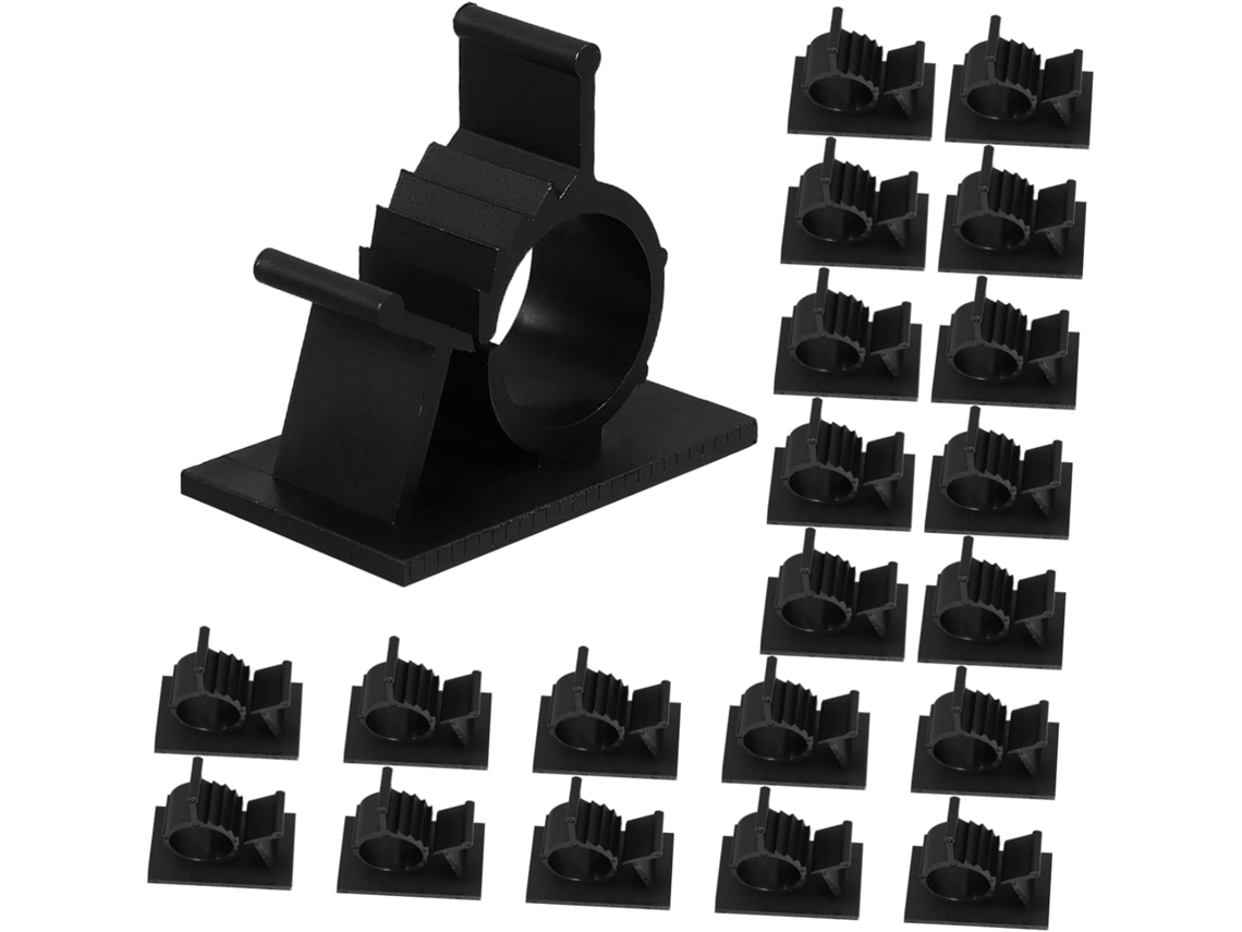 100 Piezas De Clips Autoadhesivos Para La Gestión De Cables