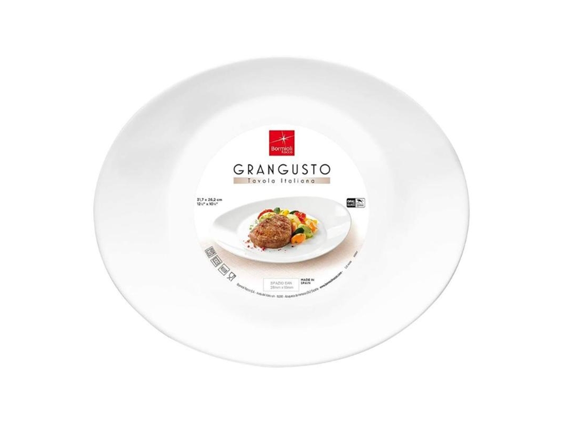 Plato Fuente Steak Grangusto 32x26 Cm