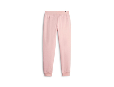 Calça PUMA Moletom Ess Tape Rosa L Mulher