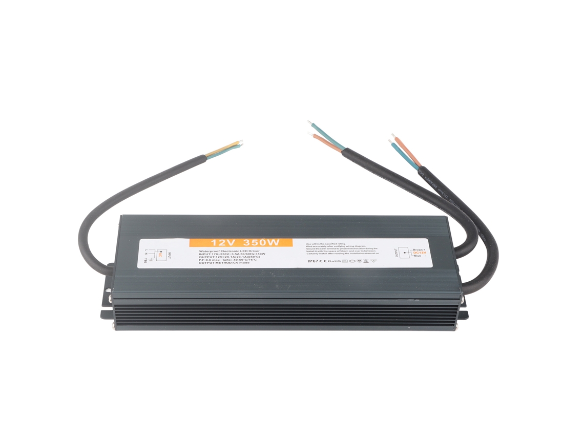 Fuente De Alimentación Conmutada Ultradelgada E Impermeable Con Controlador Led, Ac170-250v, 350w, Dc12v