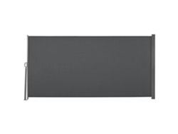Toldo lateral retráctil de 300x160 cm para privacidad y protección solar, color gris.