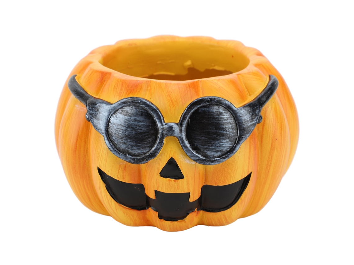 Maceta de resina de calabaza para plantas suculentas