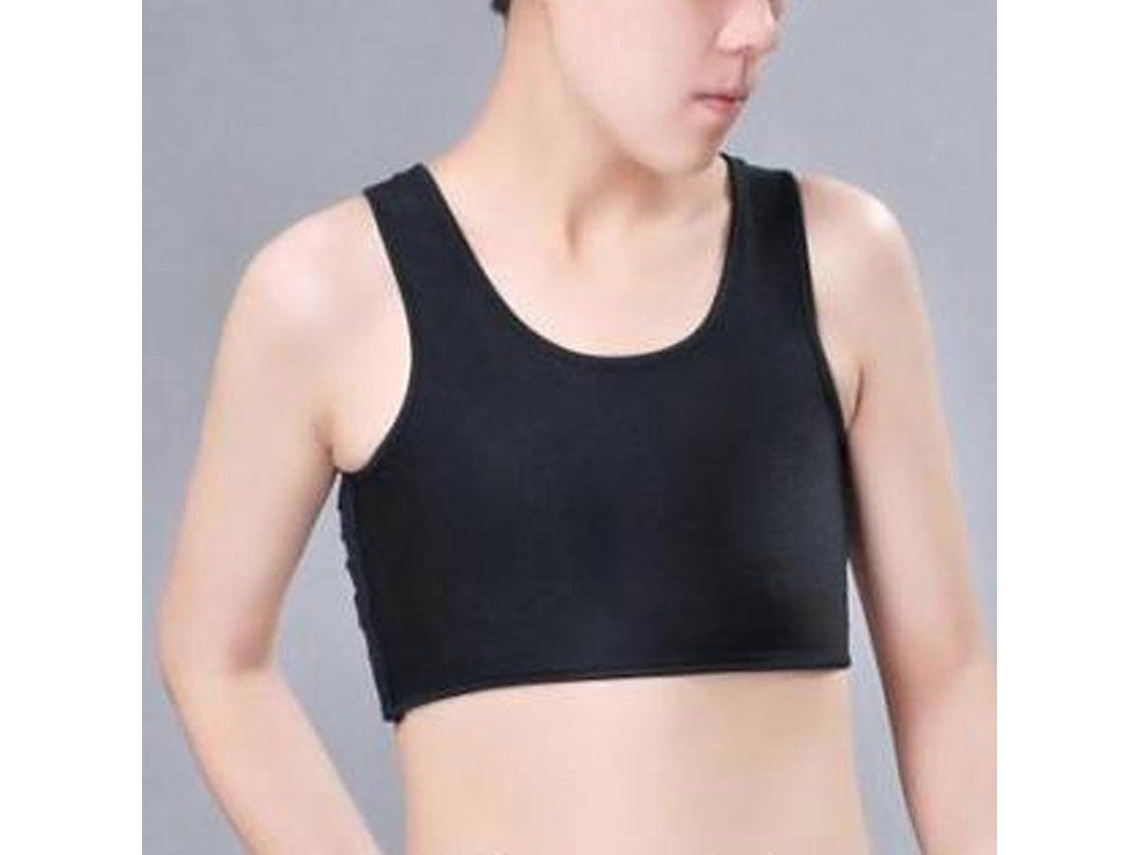 Top Corto Sin Mangas Para Mujer, Faja De Compresión Para El Pecho, Ideal Para Verano Y Primavera.