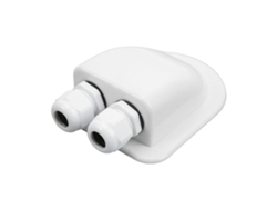 Cable de conector solar doble impermeable IP68 en ABS para proyectos solares en autocaravanas, caravanas y barcos.