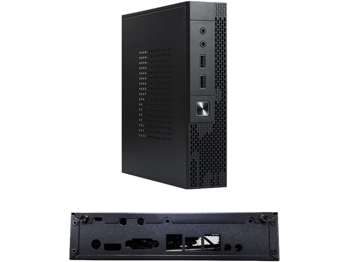 Chasis Mini Itx Htpc, Servidor De Monitorización, Ordenador De Control Industrial, Puertos De Audio Usb