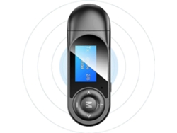 Transmisor y receptor Bluetooth 5.0, adaptador de audio Bluetooth 2 en 1 con pantalla LCD visible, sistema estéreo Rosewell