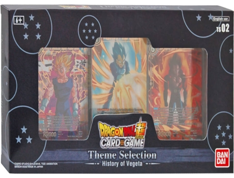 Juego BANDAI Dragon Ball Super Ccg Theme Selection History Of Vegeta Ts