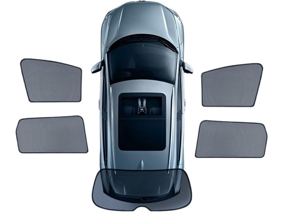 Parasol De Verano Para Ventanas Delanteras Y Traseras Del Mazda 2 Hatchback 2014-2018. Cortina Privacidad