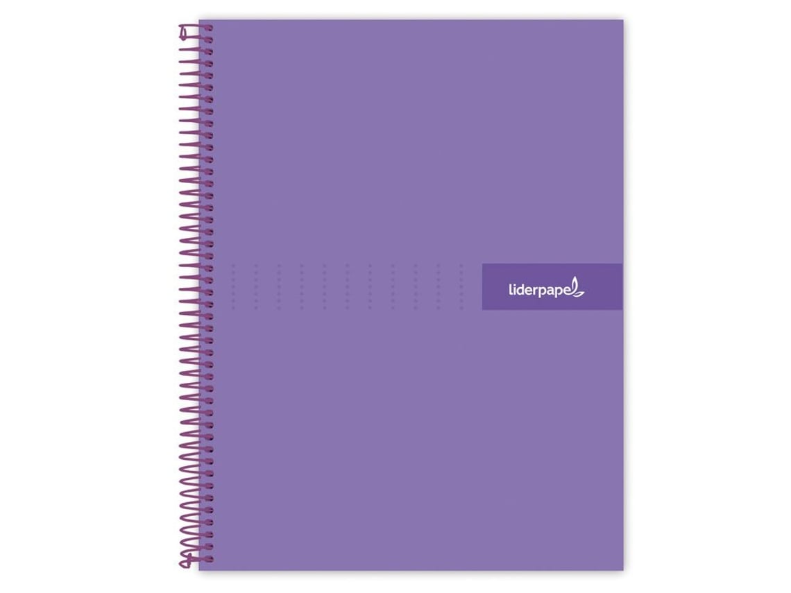 Cuaderno LIDERPAPEL Crafty Séries 90g/m² Morado (A5)