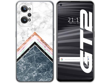 Carcasa para Realme GT 2 5G TUMUNDOSMARTPHONE Dibujos Mármol 05 Multicolor