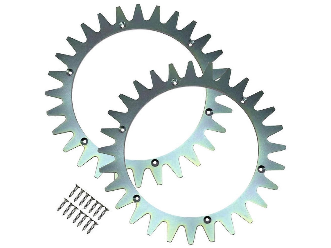 H0i Tlya-01 2 Piezas De Púas Para Cortacésped Yardforce Sa Sc Se Mr Series L0o Con 14 Tornillos Autorroscantes