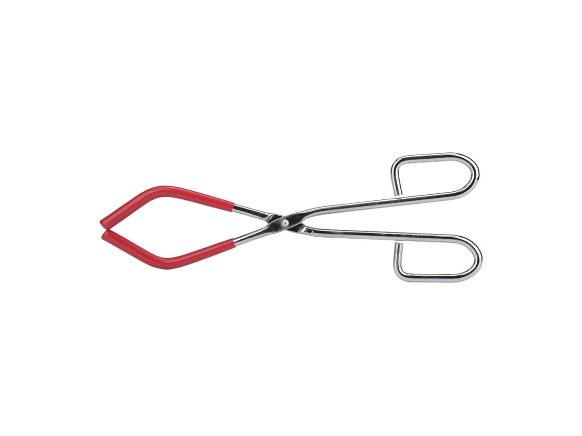 Pinza Para Vasos De Laboratorio De 26 Cm, De Acero Inoxidable Con Mango De Plástico, Para Vasos De Hasta 1000 Ml.