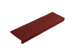 Maison Exclusive - Felpudos Autoadhesivos Para Escaleras, 5 Unidades, 65 X 21 X 4 Cm, Borde Rectangular, Color Rojo Burdeos