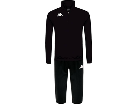 Chándal para Hombre KAPPA Wranzon Negro para Fútbol (12 Años)