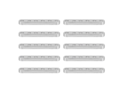 10 Piezas Angular Recta Aluminio 4x8mm Brackets Fijos Para Equipo De Ingeniería Robot