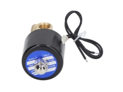 Válvula Solenoide 2w Normalmente Cerrada, Bobina De Latón Y Cobre, 1/4", Dc24v Para Agua, Gas Y Aceite.