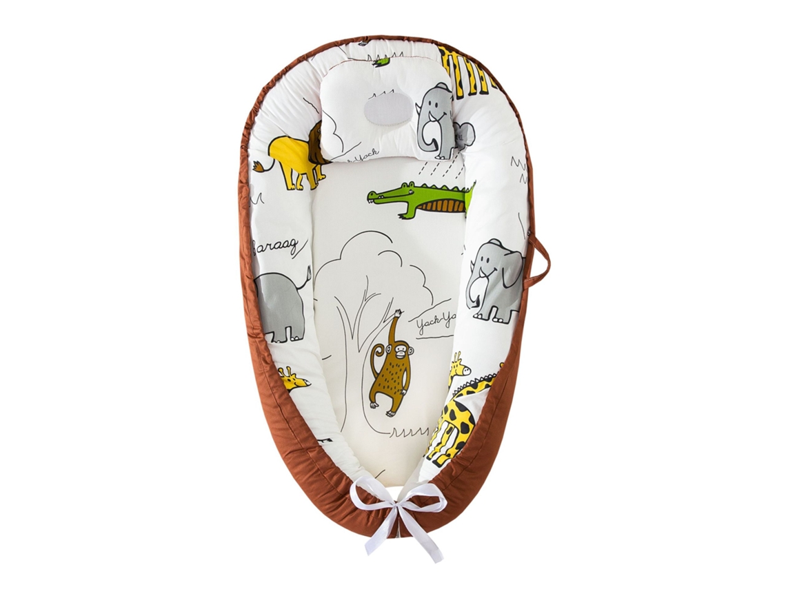 Conjunto Nido Para Bebé 85x55x15 Cm Con Inserto Y Almohada Removibles, Manta De Confort Para Recién Nacidos, Digitallab