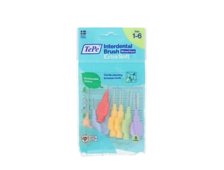 Cepillos interdentales Tepe Multicolor Supersuave (8 Unidades)