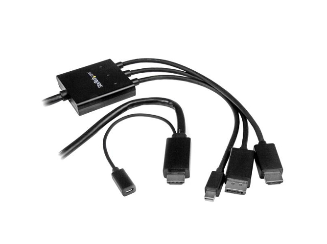 Cable Adaptador de Vídeo STARTECH DPMDPHD2HD 2m HDMI + USB