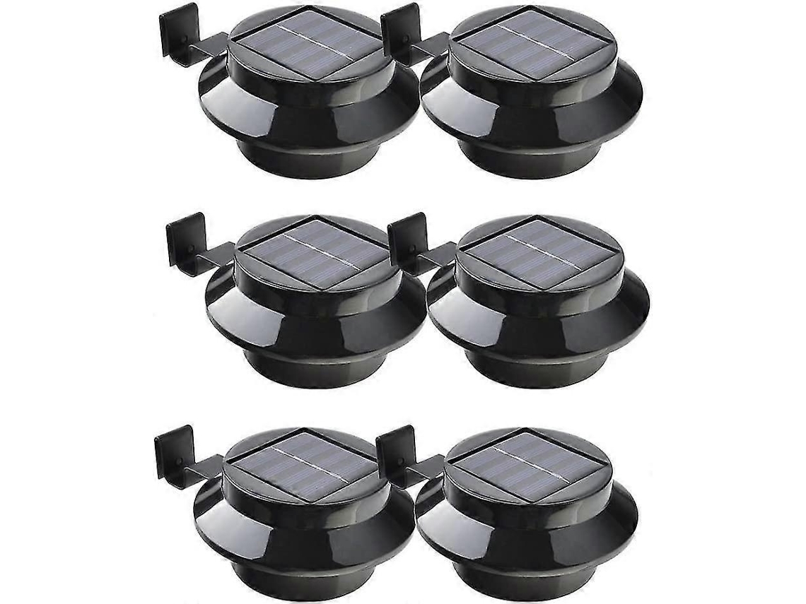 Rebe-luz Led Solar Con Sensor De Luz 6 Piezas Material Acero Y Plástico Abs Funciona 6-10 Horas