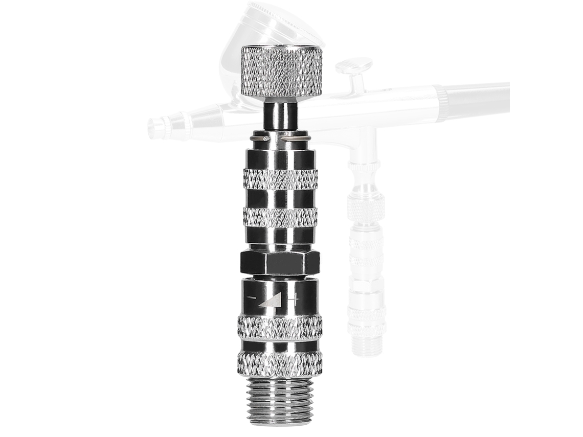 Conector Rápido T119 Con Control De Presión Para Cepillo Neumático Con Interfaz De 1/8"