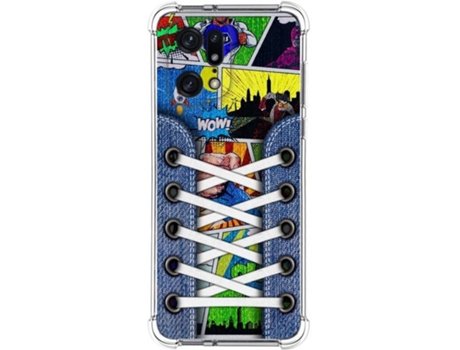 Carcasa para Oppo Find X5 Pro 5G TUMUNDOSMARTPHONE Dibujos Antigolpes Zapatillas 14 Multicolor