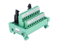 Conector De Bloque Terminal Módulo Plc Idc-20p Riel Din 35mm Suministros Eléctricos