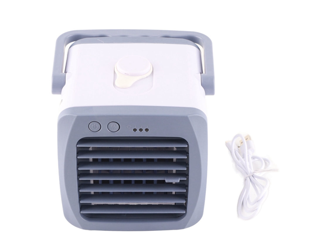 Mini Aire Acondicionado Portátil De 5 W, 3 Velocidades, Usb, Para Dormitorio U Oficina.