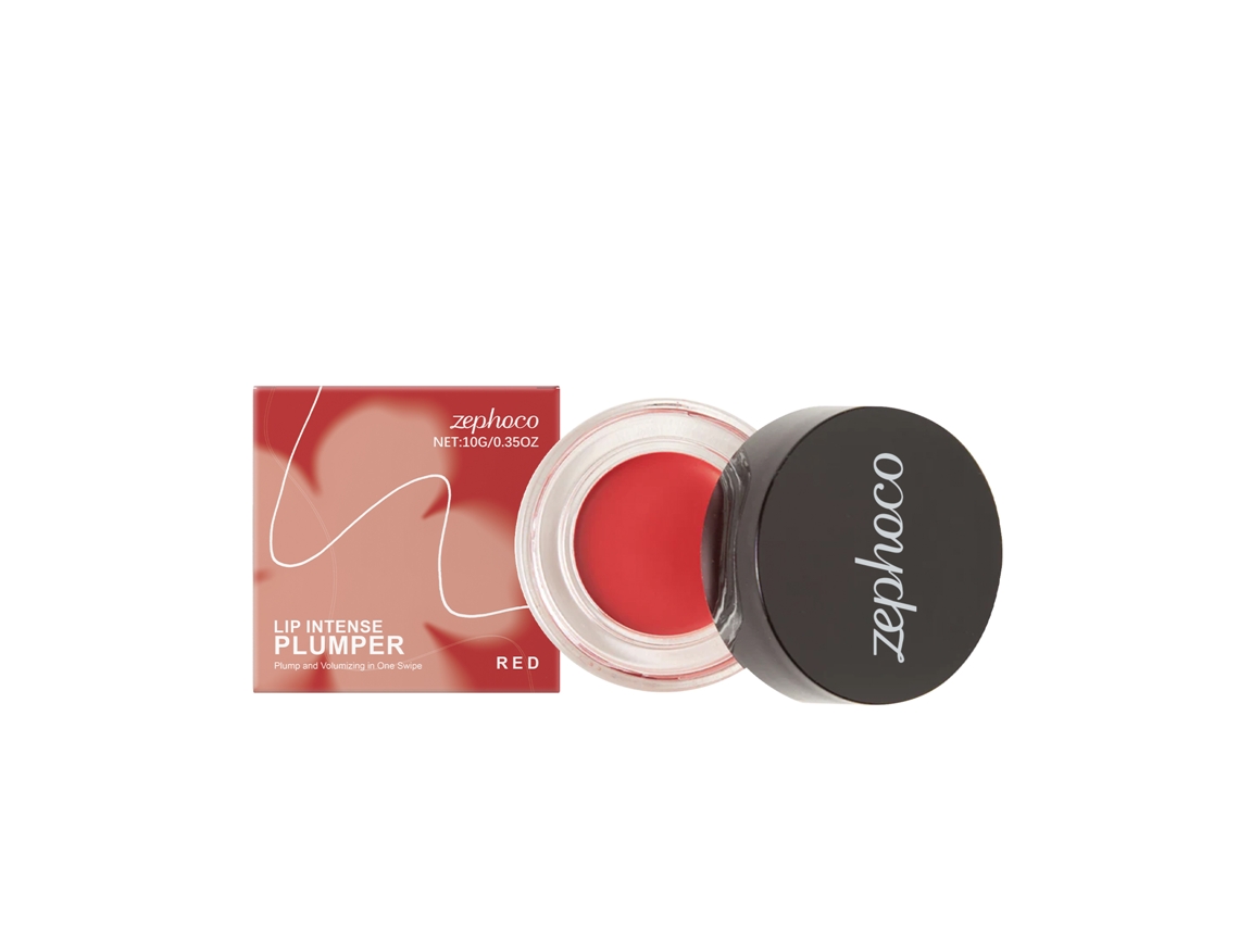 Bálsamo labial rojo para aumentar el tamaño