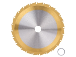 Hoja De Sierra Circular De Carburo Tct De 210 Mm Y 24 Dientes Para Cortar Madera, Metal Y Plásticos En Ángulo.