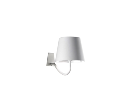 Lámpara de Pared Poldina Bianca LED recargable y regulable ZAFFERANO