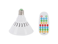 Bombilla Led E27 De 12 W Con Temporizador, Luz De Cultivo Para Plantas De Interior, Invernaderos, Plántulas Y Suculentas.