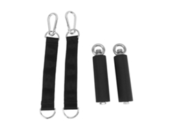 Empuñadura De Cable Para Gimnasio Con Revestimiento De Goma Tpr Antideslizante Para Entrenamiento Con Pesas Y Ejercicios De Fuerza.