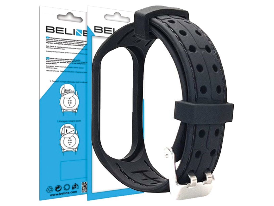 Pulsera inteligente Mi Band 3/4 negra/negra Beline