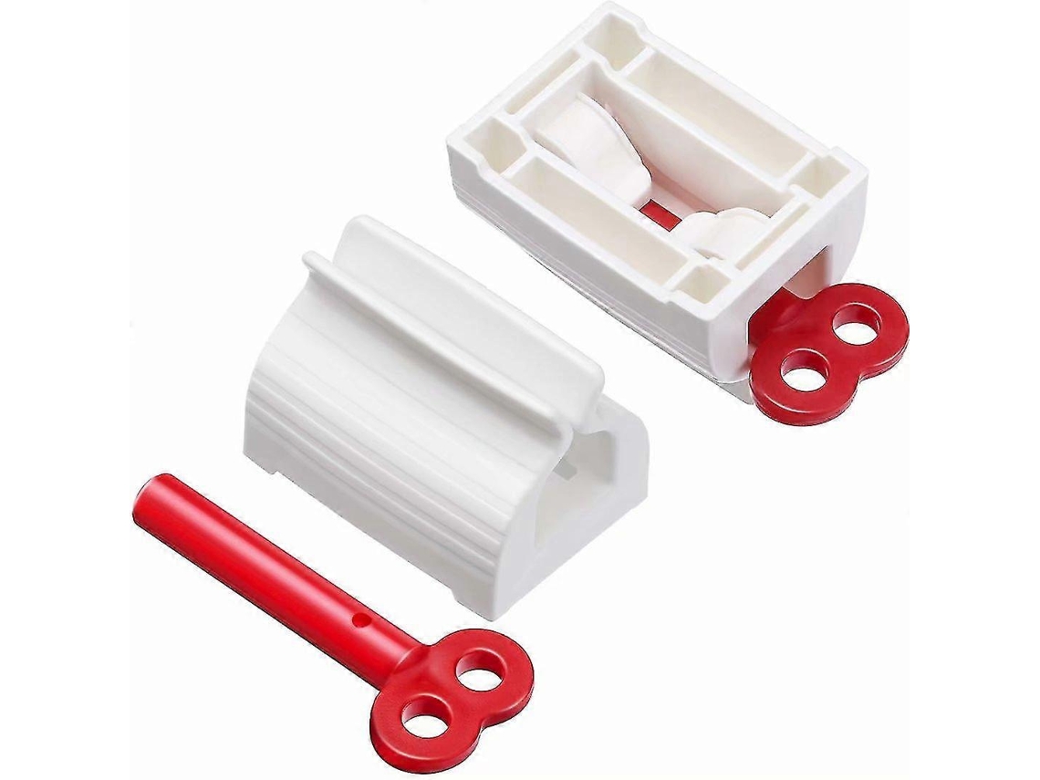 Exprimidor de pasta de dientes con tubo enrollable, 6 unidades, soporte para asiento de pasta de dientes, Rosewell