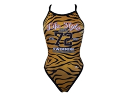 Traje de baño para Mujer TURBO Tiger College Marrón para Natacion (XXXL)