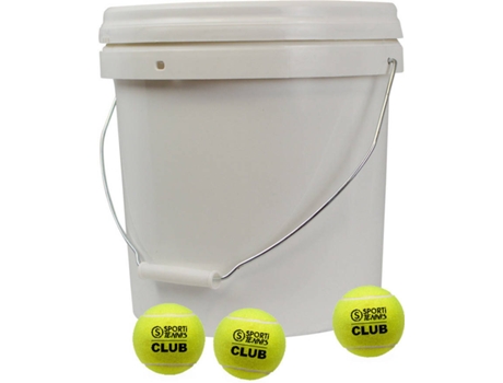 Pelotas de Tenis SPORTI FRANCE 36 un (TU - Blanco, Amarillo)