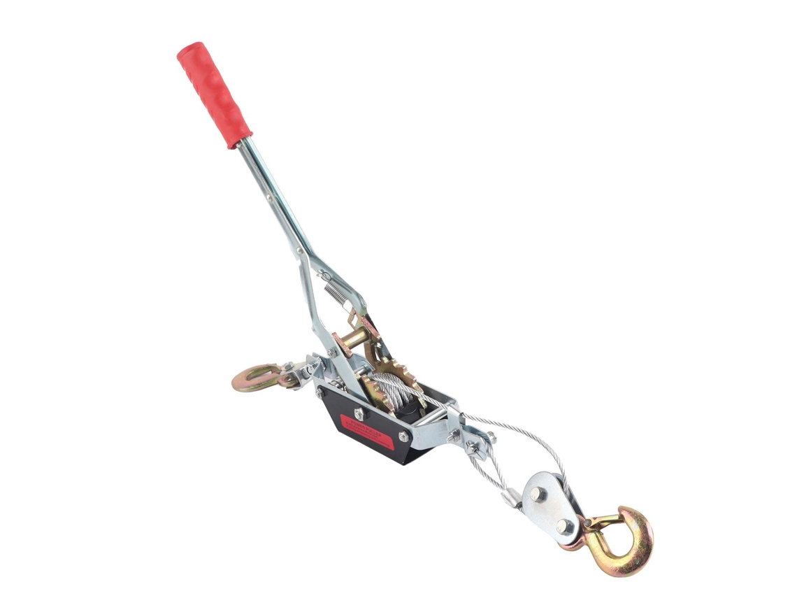 Herramienta De Tracción Manual Con Tensor De Cable De Acero, Mini Gancho Doble, Herramienta De Elevación, Capacidad De 2 Toneladas.