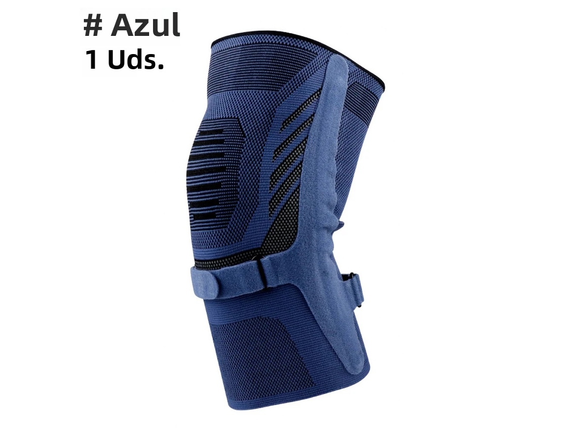 (azul, 1 Pieza, Talla M) Rodillera De Compresión Para Aliviar El Dolor De Rodilla. Incluye Estabilizador Lateral.